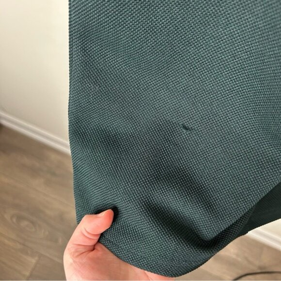 DRY LAKE Women's Mini Dress Long sleeve knit Bodycon mockneck forest Green Small - Picture 7 of 16